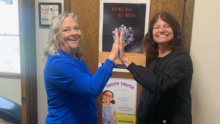 kalamazoo dental hygienists nancy and valerie