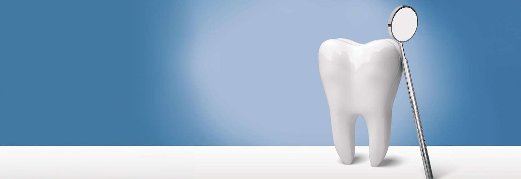 tooth and dental mirror