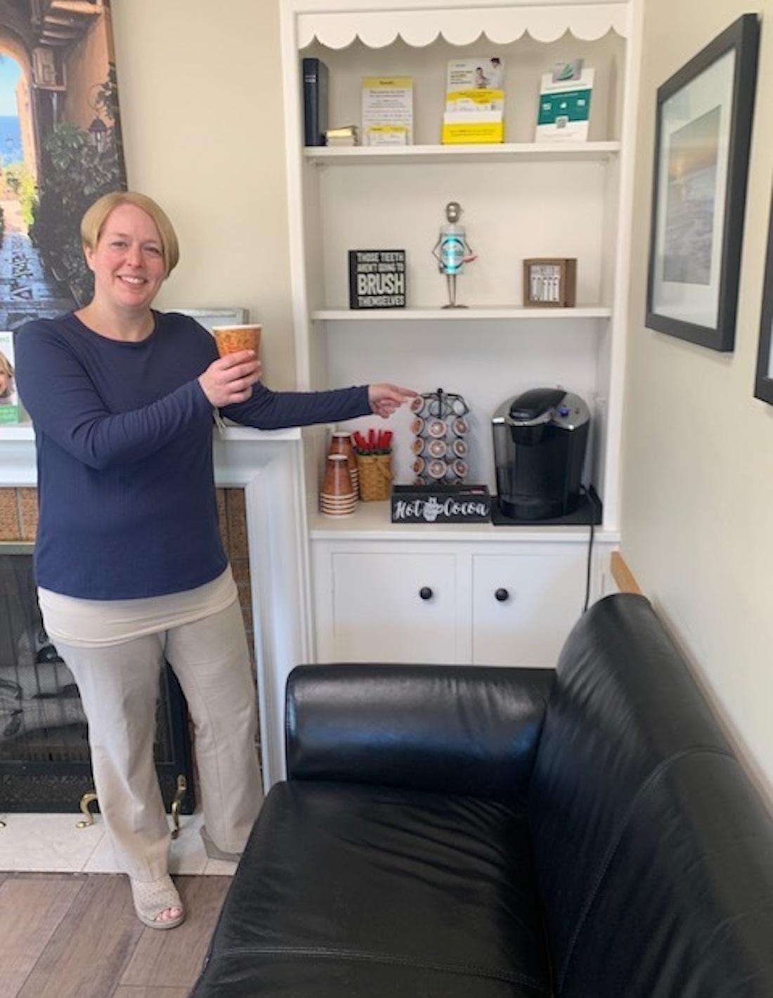 Complimentary Beverages in Our Waiting Room Complimentary Beverages in Our Kalamazoo Waiting Room